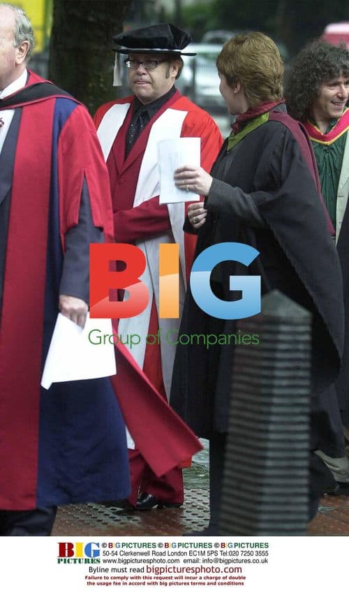 Sir Elton John at Royal Academy of Music Ceremony
