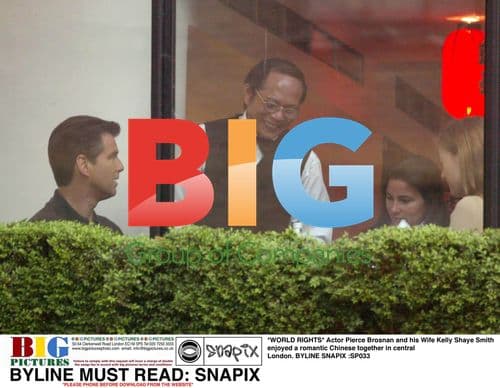 Pierce Brosnan and Kelly Shaye Smith Lunch