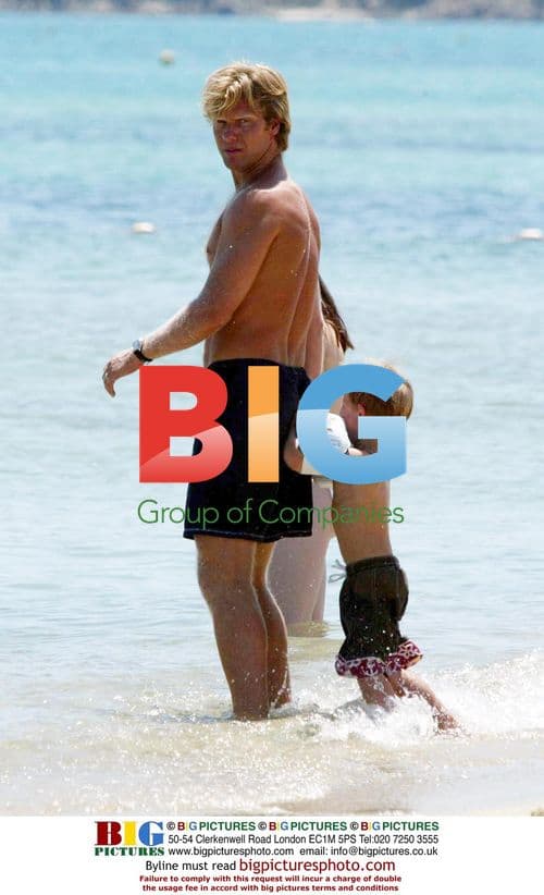 Derby footballer Warren Barton relaxes with family