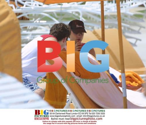 DiCaprio and Maguire on Miami Beach