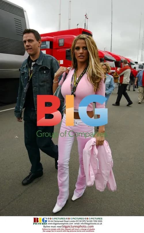 Model Jordan at British Grand Prix