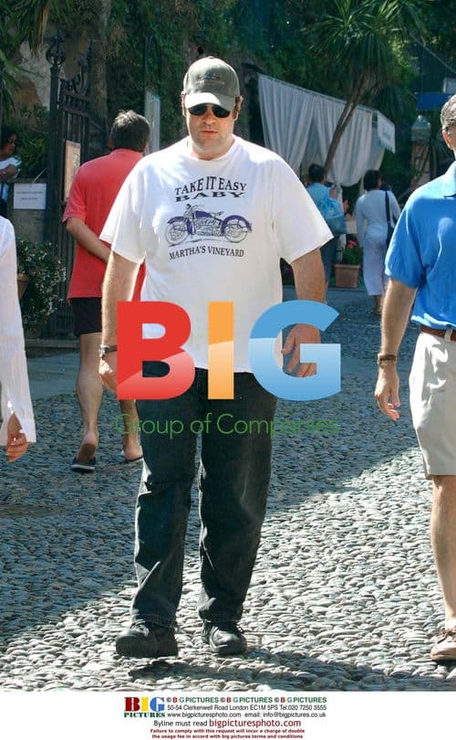 Dan Aykroyd and wife Donna in Portofino, Italy