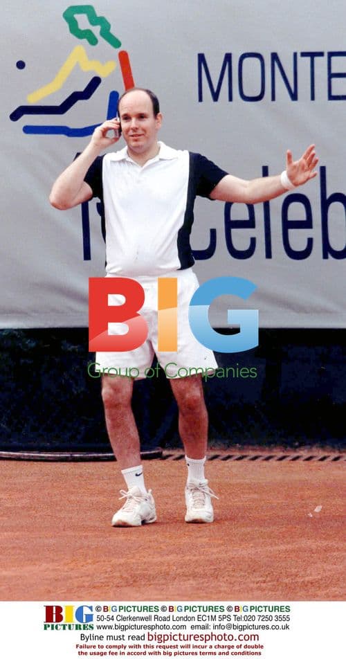 Prince Albert of Monaco at Monte Carlo Tennis Tournament