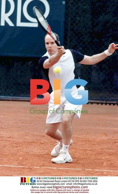 Prince Albert of Monaco at 2002 Monte Carlo TV Festival