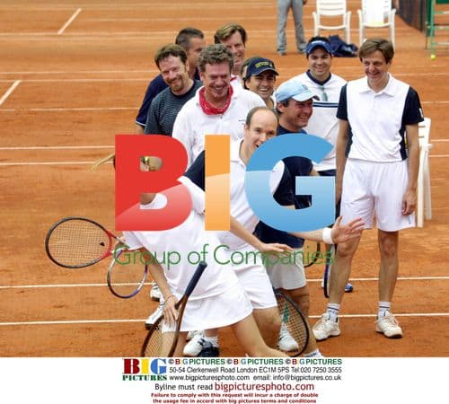 Prince Albert and Alexandra Kamp Tennis