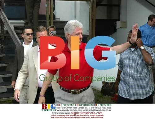 Bill Clinton at World Celebrity Golf Event