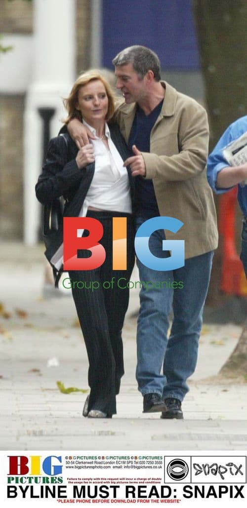 David Easter strolls with friends in London