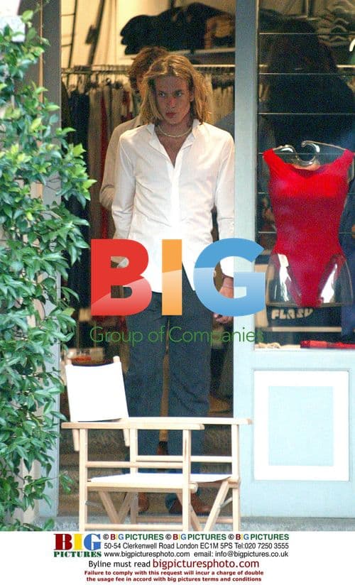 Princess Stephanie goes shopping in Porto Rotondo