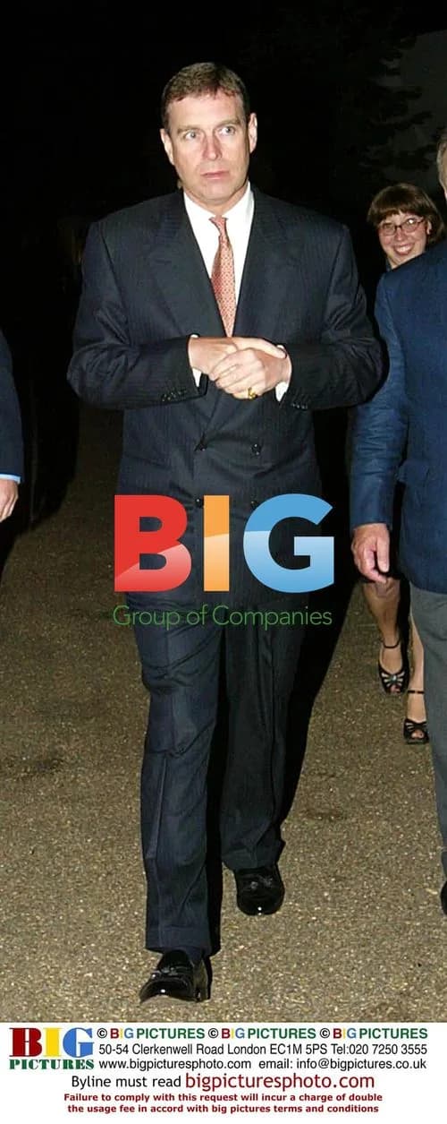 Prince Andrew at Serpentine Summer Party