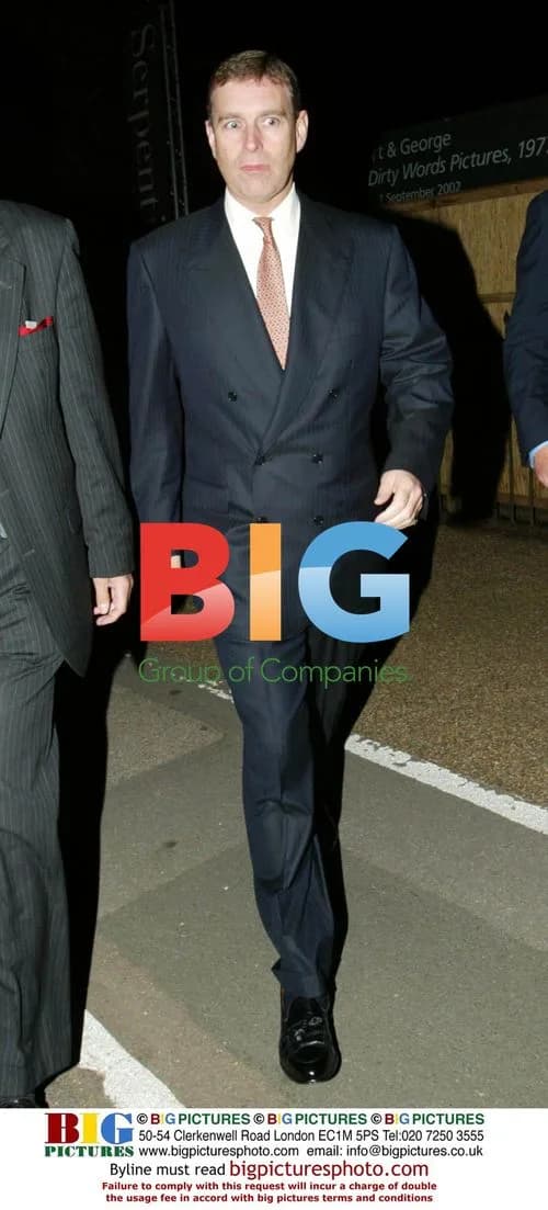 Prince Andrew Arrives at Serpentine Summer Party