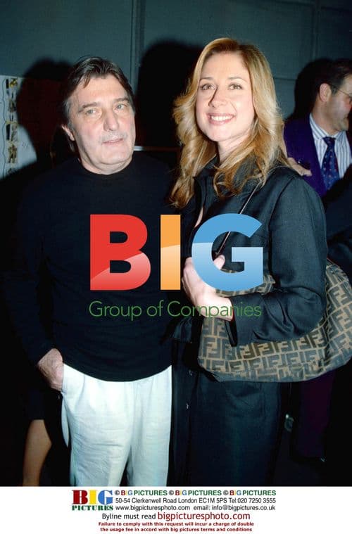 Lara Fabian and Emanuel Ungaro at Ungaro Haute Couture 2002