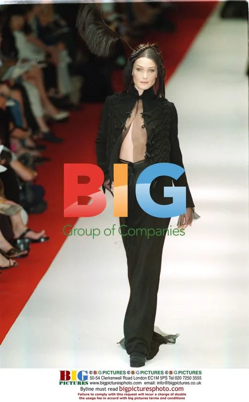 Carla Bruni at Jean Paul Gaultier Haute Couture