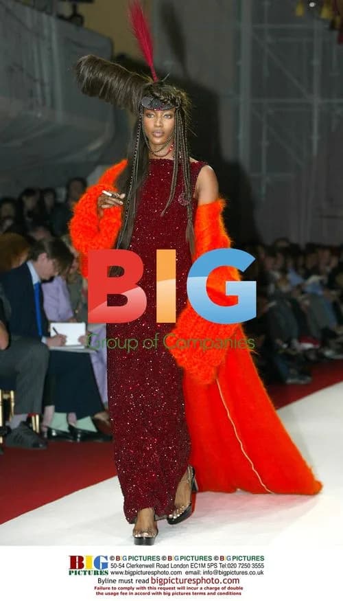 Naomi Campbell at JPG Fashion Show