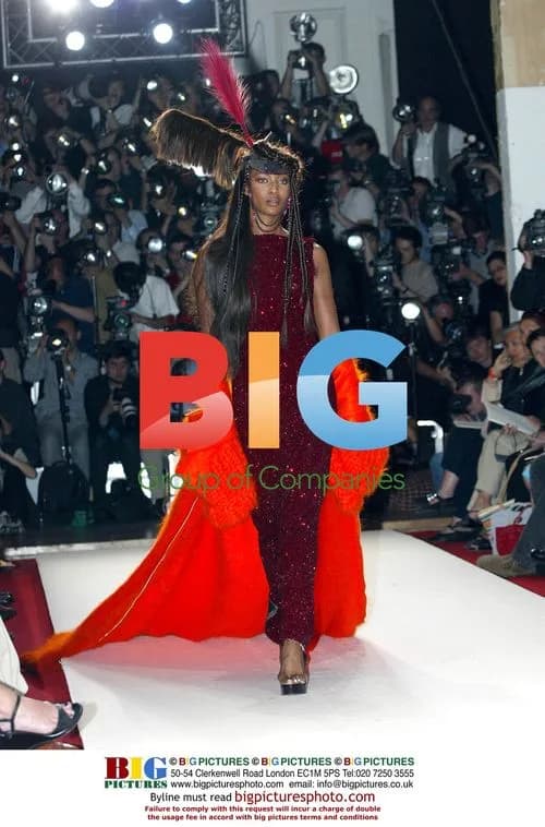 Naomi Campbell in Gaultier Show