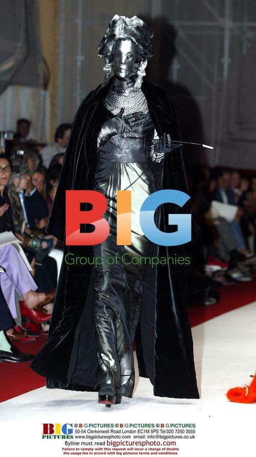 Model at Jean-Paul Gaultier Fashion Show