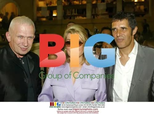 JP Gaultier, Catherine Deneuve, Julien Clerc at Paris Fashion Show