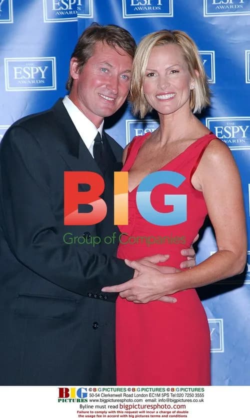 Wayne Gretzky and Janet Jones at ESPY Awards