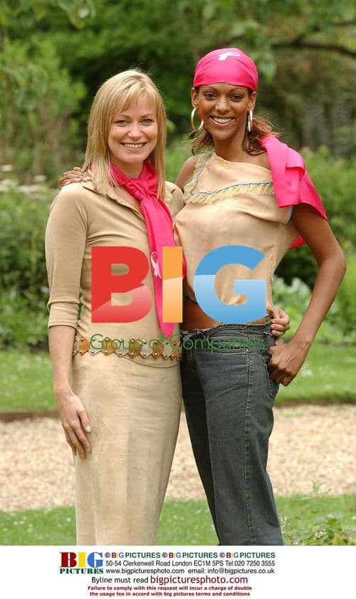 Terri Dwyer and Judi Shekoni at Avon Breast Cancer event