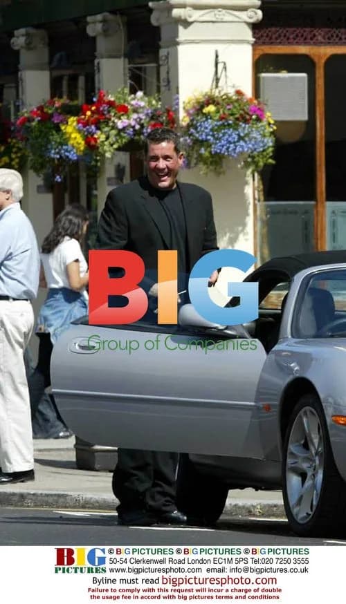 Dale Winton getting into car in London