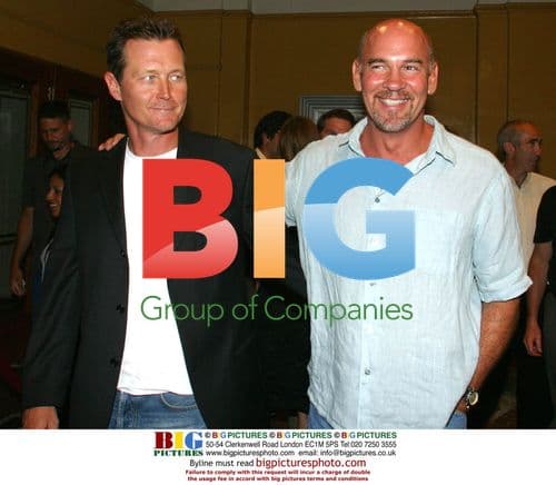 Robert Patrick & Mitch Pileggi at 'Reign of Fire' premiere