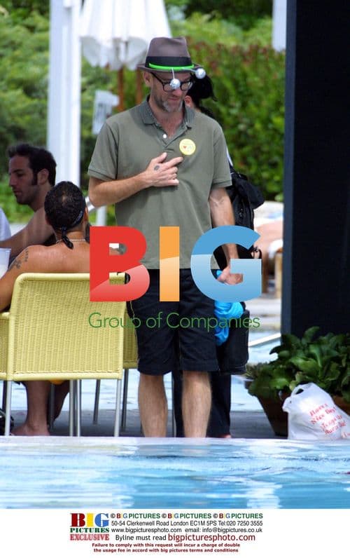 Michael Stipe Relaxes on Miami Beach