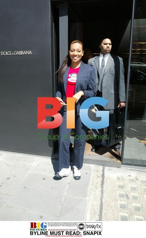 Monica shopping in West London