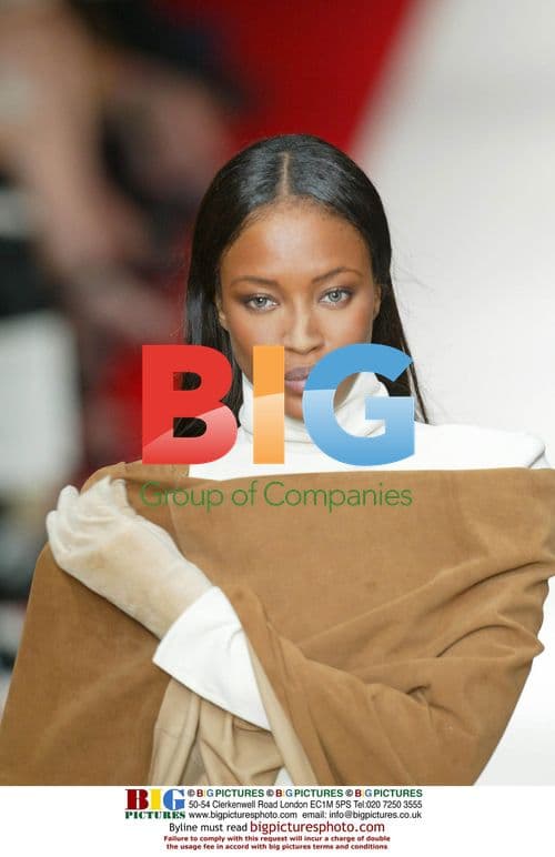 Naomi Campbell at Jean Paul Gaultier Fashion Show