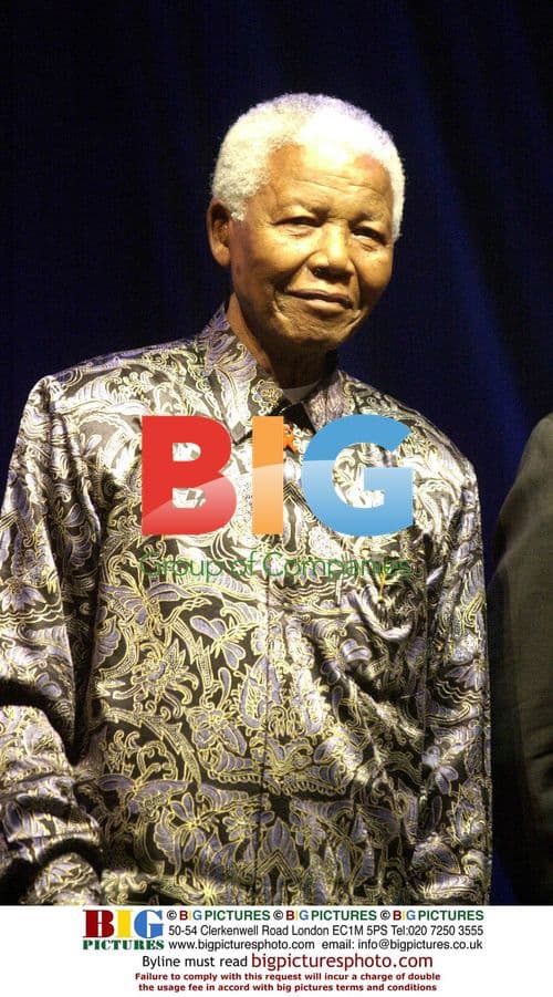 Nelson Mandela at AIDS Conference in Barcelona