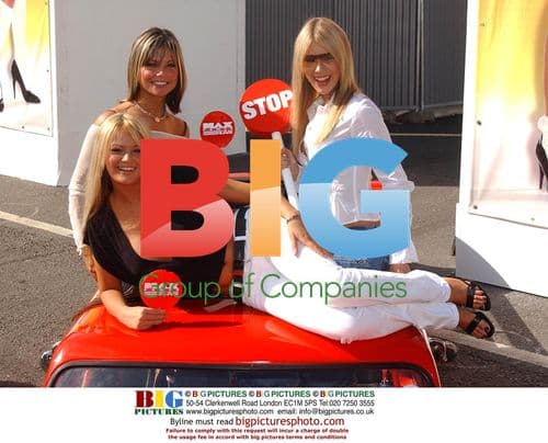 Models Jakki, Jo and Nicola at Max Power Live 2002