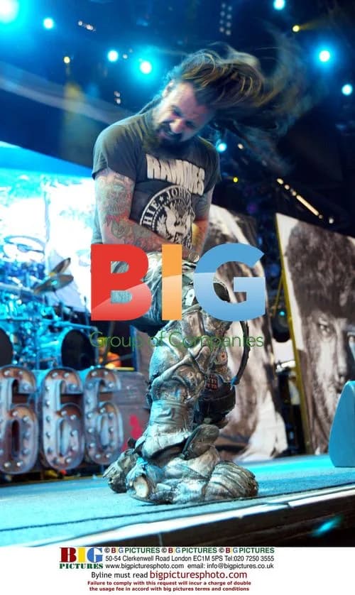 Rob Zombie performs at Ozzfest 2002 in Scranton, PA