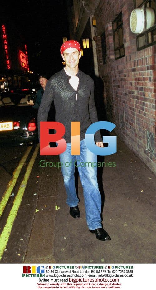 Rupert Everett outside Ivy Restaurant