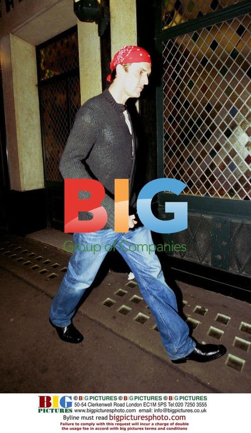 Rupert Everett outside London's Ivy