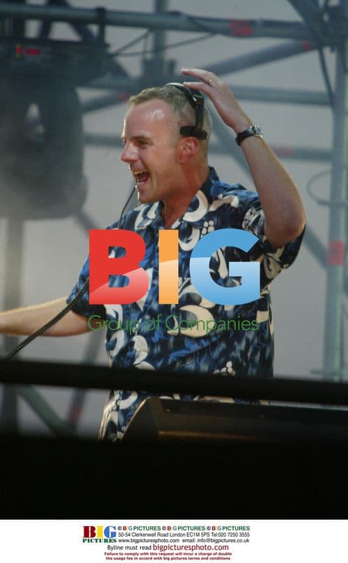 DJ Fat Boy Slim performs in Brighton