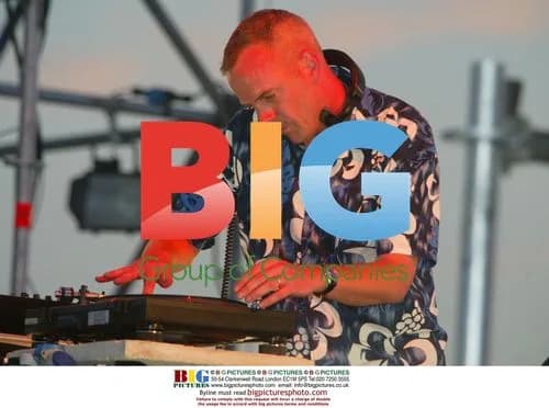DJ Fat Boy Slim Performs in Brighton