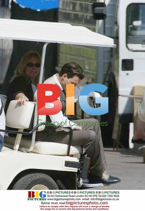 Johnny Depp on set for 'Neverland' in London