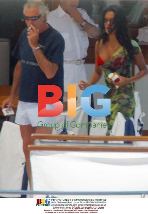 Flavio Briatore with new girlfriend in Sardinia