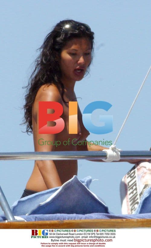 Flavio Briatore and Girlfriend in Sardinia