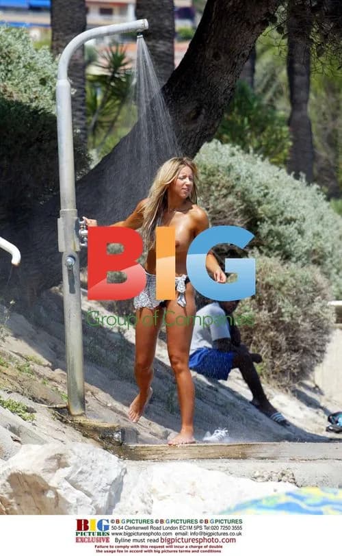 BLIND DATE Star Emma Jones Sunbathing in France