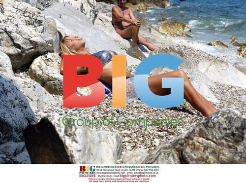 Emma Jones Sunbathing in South of France