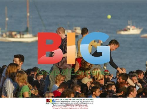 DJ Fat Boy Slim Performs in Brighton