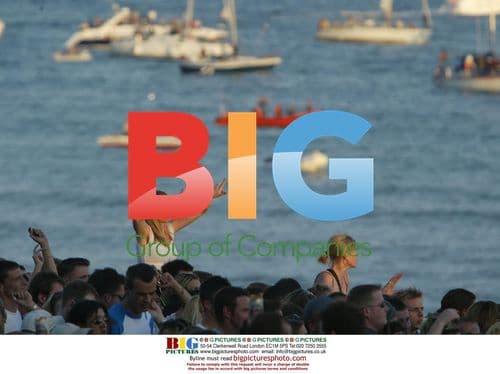 DJ Fat Boy Slim Performs in Brighton