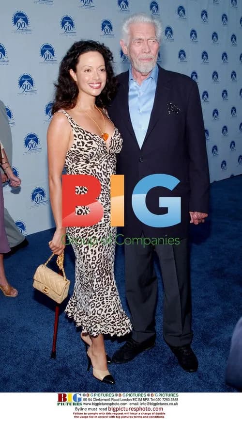 James Coburn with wife arrive at Paramount event