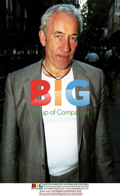Simon Callow Leaving London Restaurant