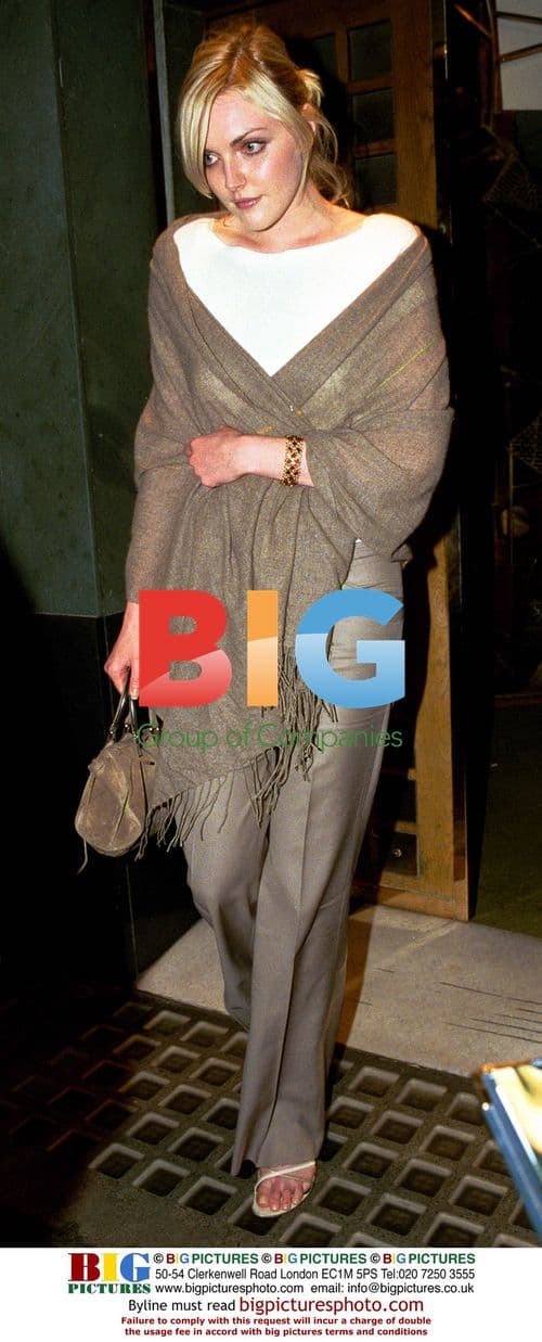 Model Sophie Dahl Leaving The Ivy in London