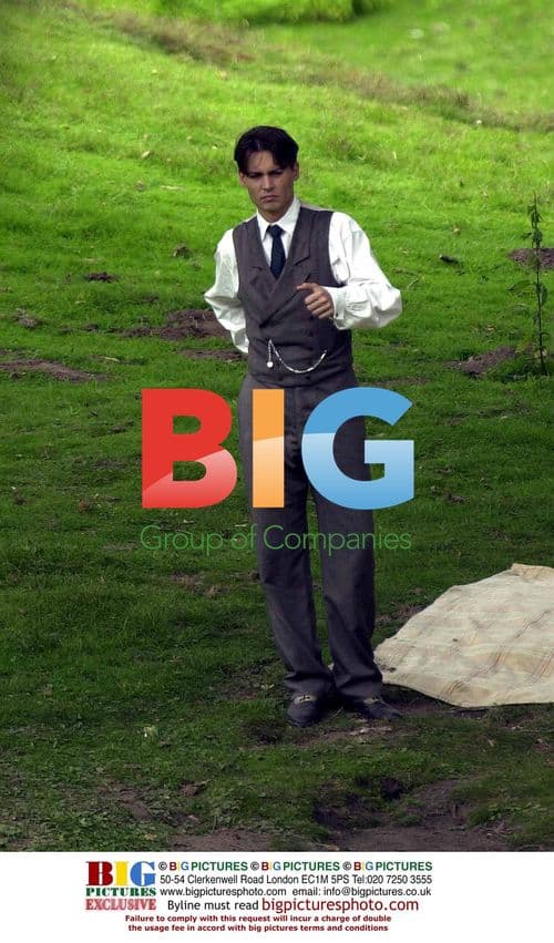 Kate Winslet and Johnnie Depp Filming 'Neverland'