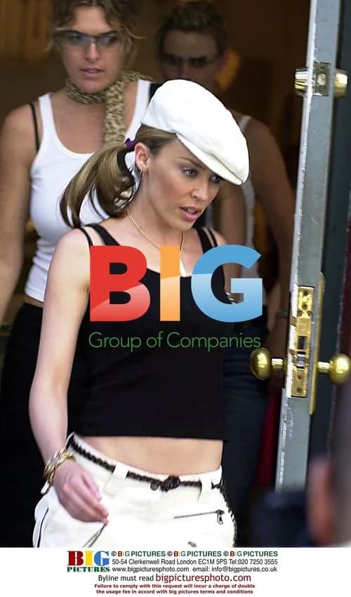 Kylie Minogue Leaving Mercer Hotel