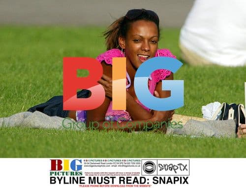 TV Actresses Judi Shekoni and Kelly Wenham in Park