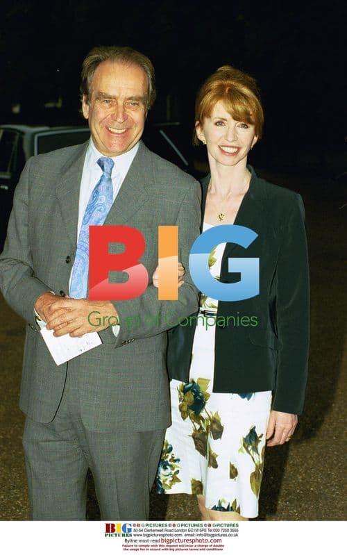 Jane Asher and husband arrive at Tatler's party