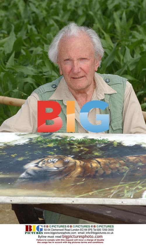 Wildlife Painter David Sheperd at Tiger Maze