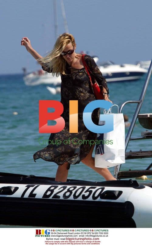 Jerry Hall and Boyfriend Tim Attias in St Tropez